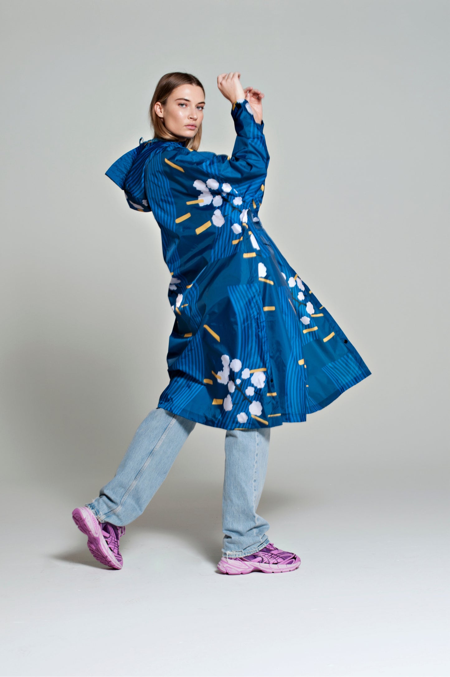 Japanese Blossom - Rain Poncho