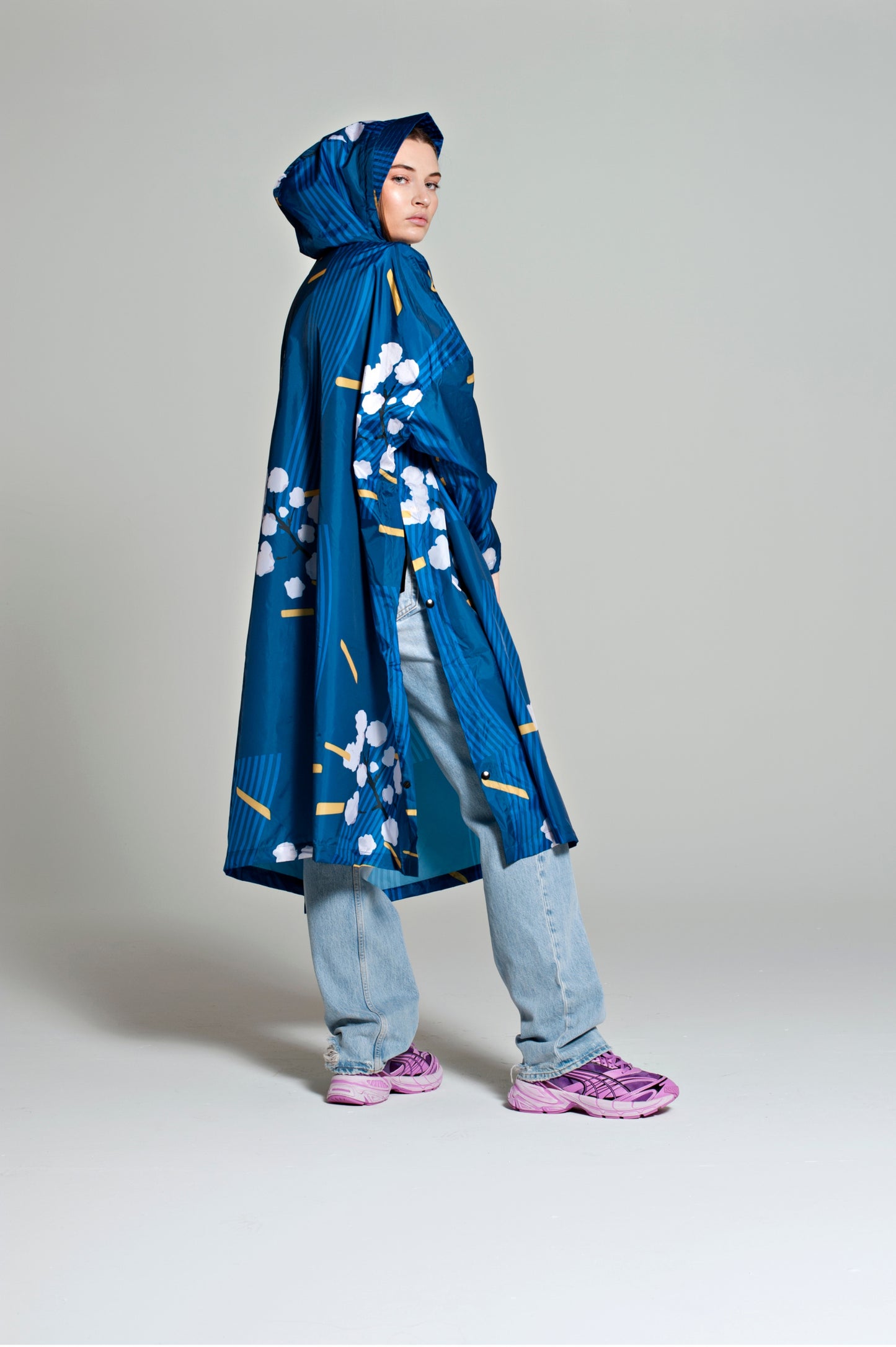 Japanese Blossom - Rain Poncho